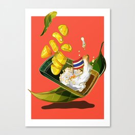 Mango sticky rice Canvas Print