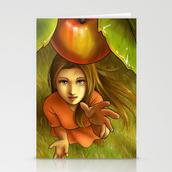 Last apple this summer Stationery Cards