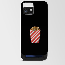 Funny and Cute Cartoon Caramel Popcorn iPhone Card Case