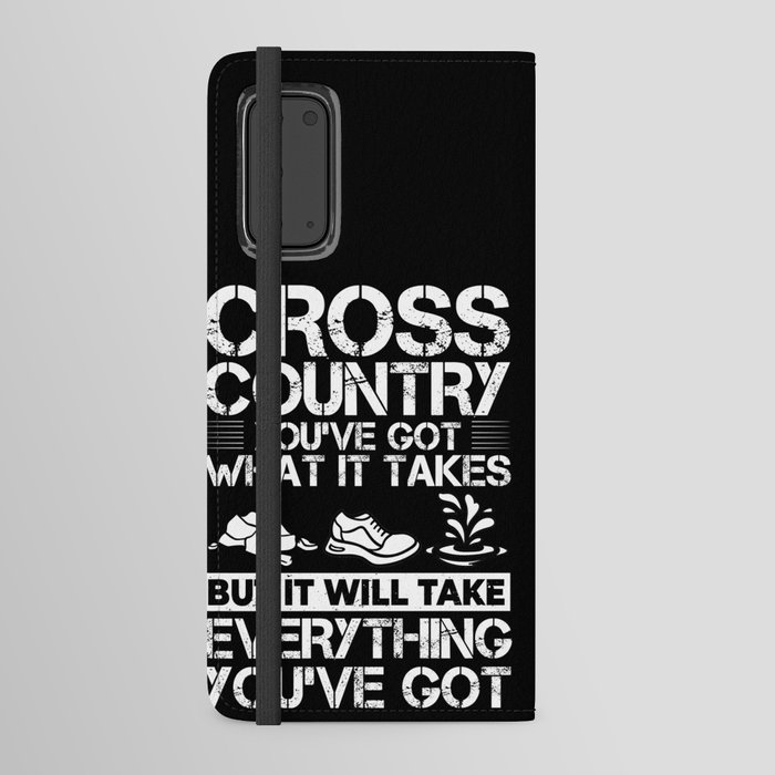 Cross Country Running Coach Training XC Run Race Android Wallet Case