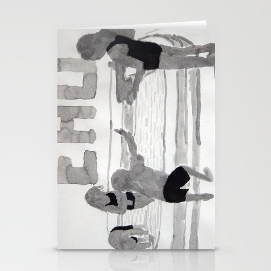 Agua - Eau - Water Stationery Cards