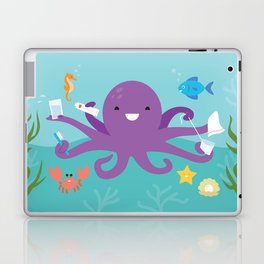 Under the Sea Octopus and Friends Laptop & iPad Skin