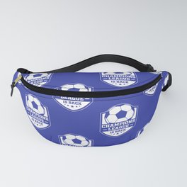 UEFA champions league is back pattern Fanny Pack