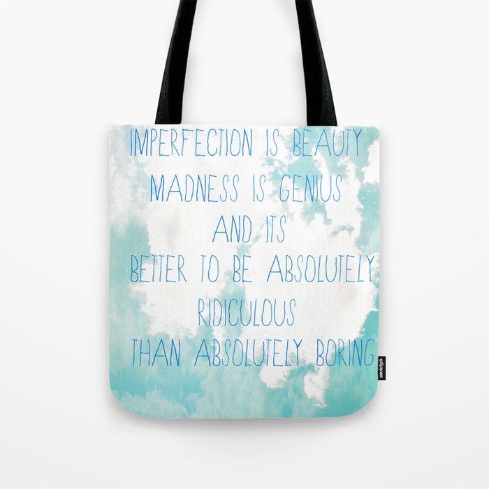 Imperfection Tote Bag