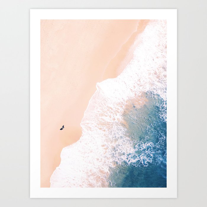 Beach Walks | Ocean Therapy  Art Print