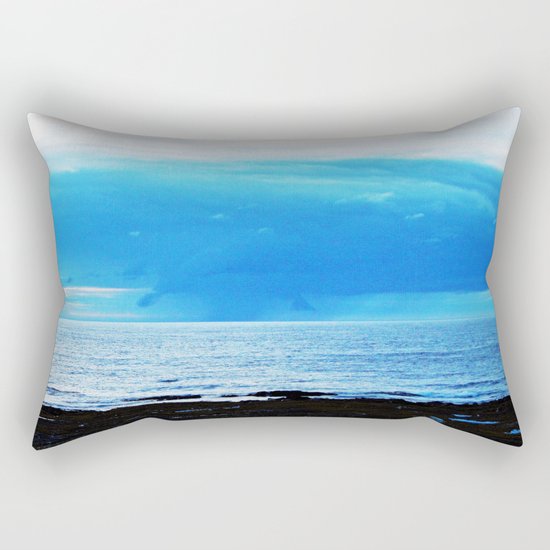 Storm Funnels Above the Sea Rectangular Pillow