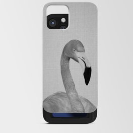 Flamingo 2 - Black & White iPhone Card Case