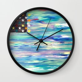 Ocean Flag Wall Clock