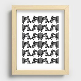 Spider pattern Recessed Framed Print