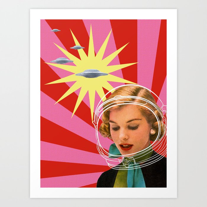 The Astronaut Art Print