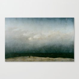 Caspar David Friedrich - The Monk by the Sea Canvas Print