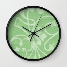 Rejas Green Wall Clock