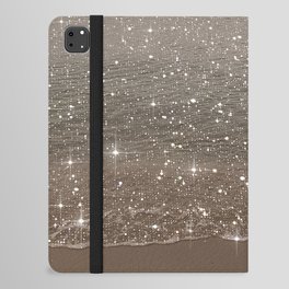 Beach Ocean Glitter iPad Folio Case