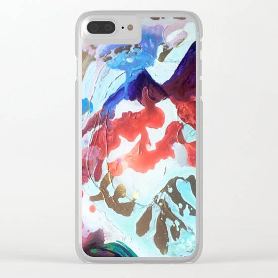 For purple mountain majesties Clear iPhone Case