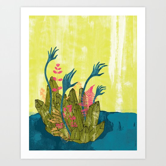 l'isola di calipso Art Print