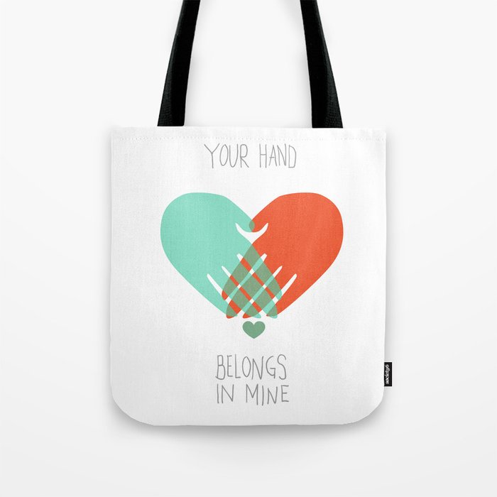 I wanna hold your hand Tote Bag