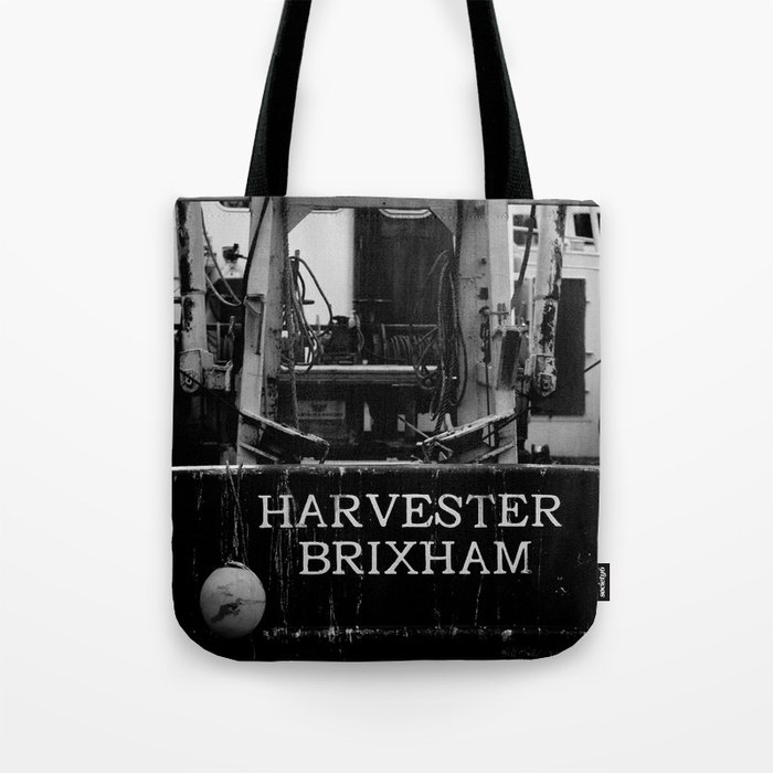 Harvester Brixham Fishing Boat Tote Bag