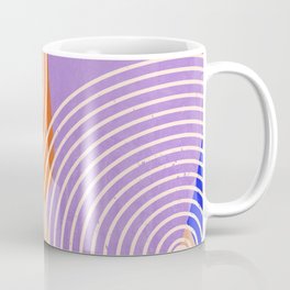 Mid century Modern Rainbow Coffee Mug