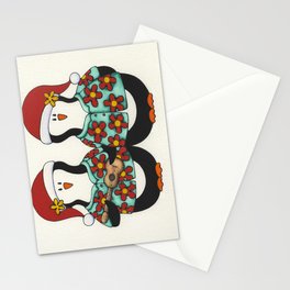 Hawaiian Shirt Penquins Hawaii Christmas Card Stationery Cards