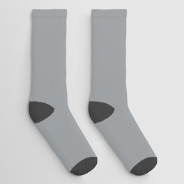 Steely Gray - solid Socks