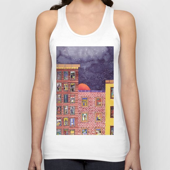 City Unisex Tank Top