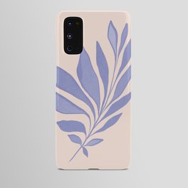 Veri Peri Mini Palm Leaf on Blush Android Case
