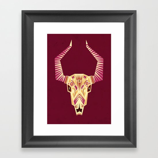 Sugar Bull Framed Art Print