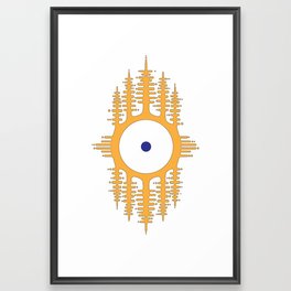 Golden Circle Framed Art Print