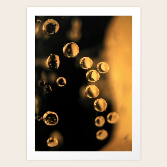 Golden Art Print