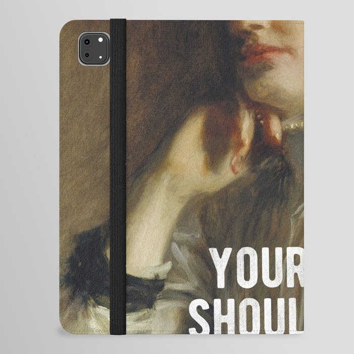 Your mom should have swallowed iPad Folio Case