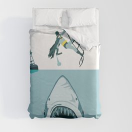 Jaws Duvet Covers For Any Bedroom Decor, Jaws Duvet Cover