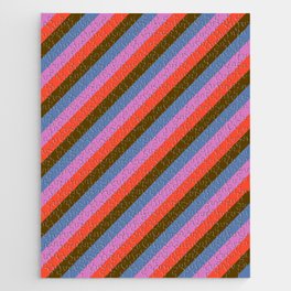 Abstraction_NEW_STRIPE_SWEET_LINE_LOVE_POP_ART_1127A Jigsaw Puzzle