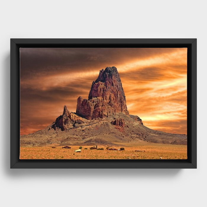 Desert Skies Framed Canvas