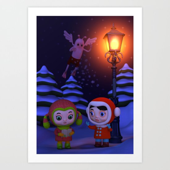 Let it snow Art Print