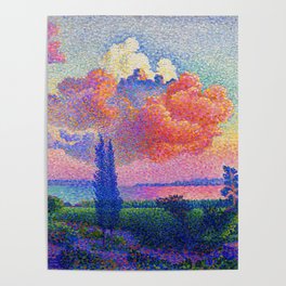 The Pink Cloud by Henri Edmond Cross Poster