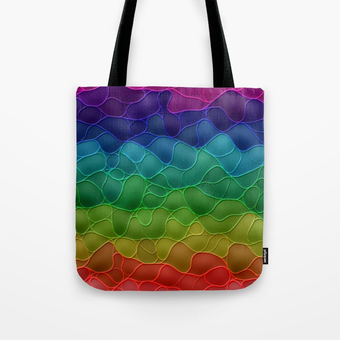 Rainbow abstraction Tote Bag