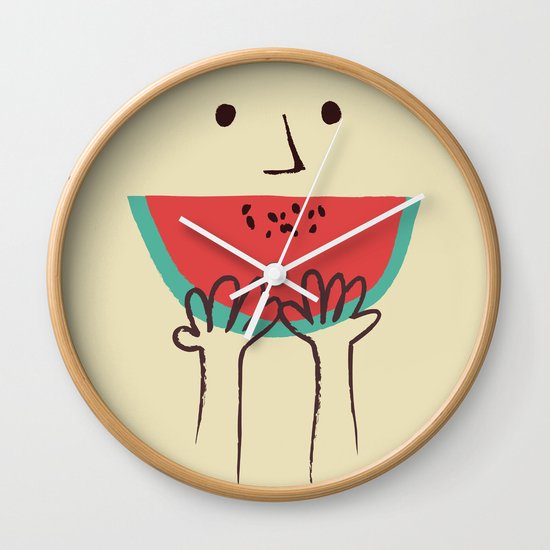 Summer smile Wall Clock