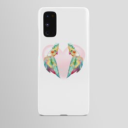 Cockatiel Love - Colorful Tropical Bird Art Android Case