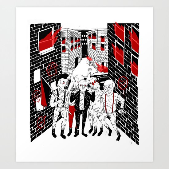 THE STREETS Art Print