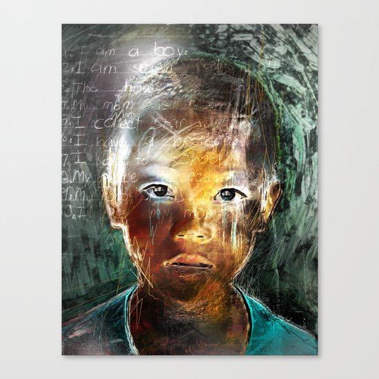 A Boy Canvas Print