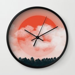 The Sunshine of the Red Sun Wall Clock