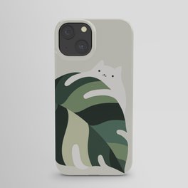 Cat and Plant 12B iPhone Case