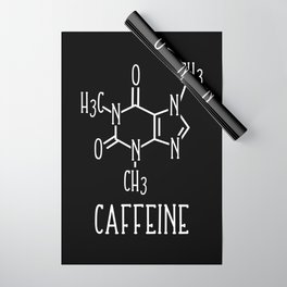 Caffeine Molecular Structure Chemistry Wrapping Paper