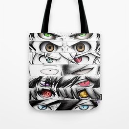 Anime Eyes Pencil Tote Bag