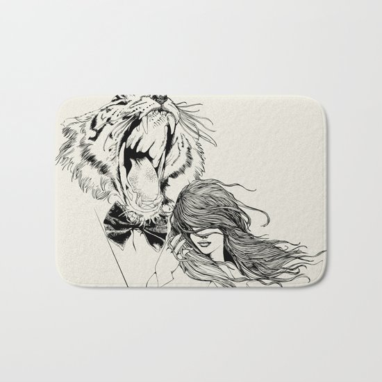 The Tiger's Roar Bath Mat