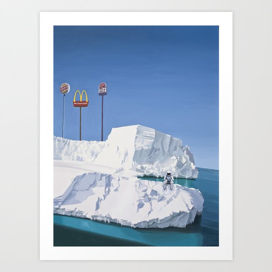 The Iceberg Art Print