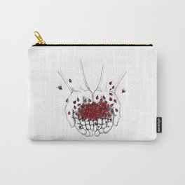 Palms full of ladybugs Carry-All Pouch