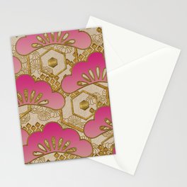 Pretty Japanese backdrop art 503a Stationery Card