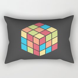 #68 Rubix Cube Rectangular Pillow
