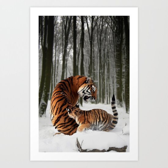 Tigers Art Print